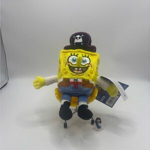SpongeBob SquarePants Pirate Plush - Glows in the dark.